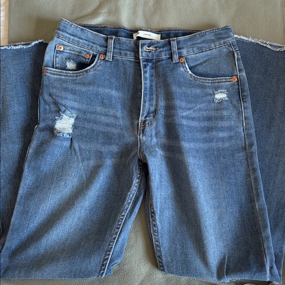 Levi’s Distressed Blue Jeans